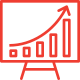 Financial accounting and budgeting icon
